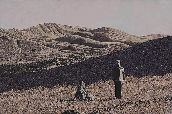 Otoportre-2, tuval üzeri akril boya, 80x120 cm,